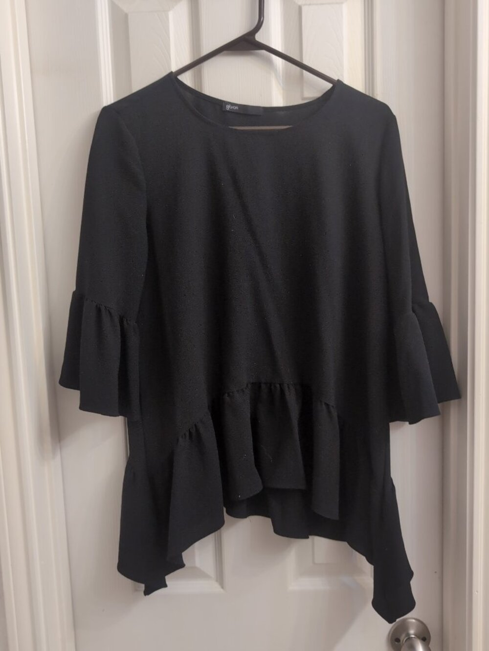 Black layered top